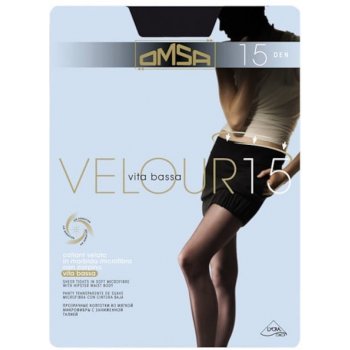 Omsa Velour 15 nero