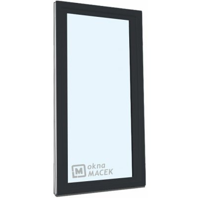 KÖMMERLING balkonové dveře 70 AD OS levé antracit/bílá 90 x 210 cm jednostranná klika + madýlko + PVC rám – Hledejceny.cz