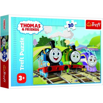 Trefl Mašinka Tomáš: Šťastný Tomáš 30 dílků – Sleviste.cz