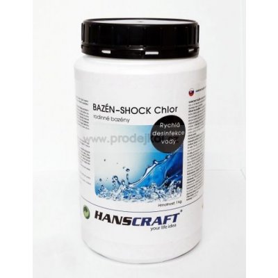 HANSCRAFT SHOCK Chlor 1 kg – Hledejceny.cz