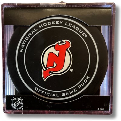 Inglasco / Sherwood Fanouškovský puk NHL Official Game Puck New Jersey Devils – Hledejceny.cz