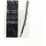 Duko Vlasové spony černá 5 cm 10 kusů 525B – Zboží Dáma