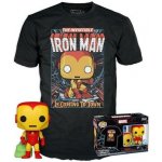 Funko Pop! & Tee Marvel Holiday Iron Man GITD L – Hledejceny.cz