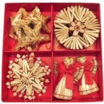 Anděl Přerov Slaměné ozdoby v krabičce 17 ks – Hledejceny.cz