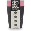 Hrnek a šálek Circular & Co. recyklovaný kelímek na kávu 227 ml Barva: Černá/Růžová