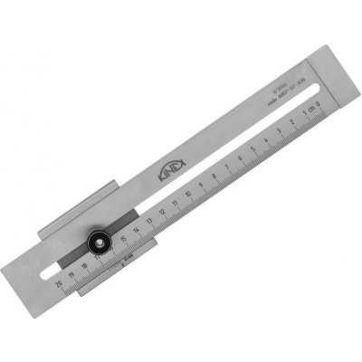 KINEX Přípravek na orýsování s mm stupnicí 150 mm, NEREZ 6007-07-015 – Zboží Mobilmania