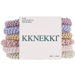 KKNEKKI Gumička do vlasů Kknekki Slim no. 17 – set 6 ks, multi barva, textil – Hledejceny.cz