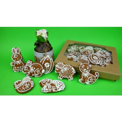 Meduňka pekařství perníkářství Dárková kazeta velikonočního perníku 160 g – Zboží Dáma