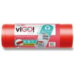 viGO! barevné pytle 60 l 10ks 30 µm červené – Zboží Dáma
