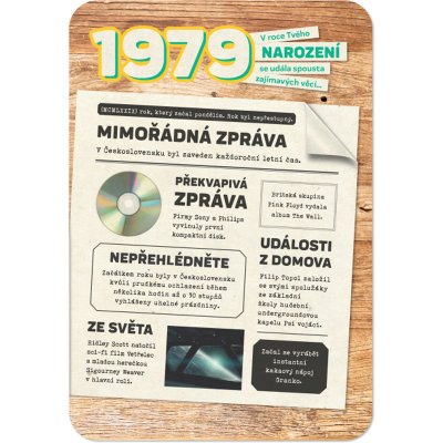 ALBI Retro přání - Narozeniny 1979 – Zboží Mobilmania