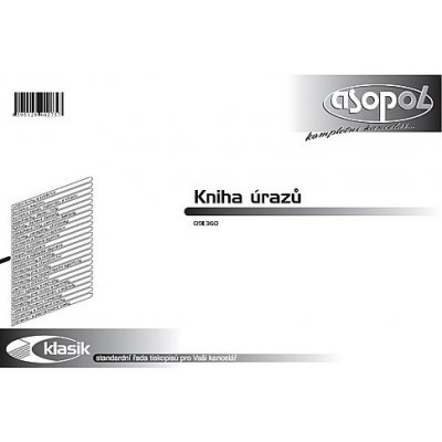 Asopol 091360 Kniha úrazů od roku 2015 – Zboží Živě