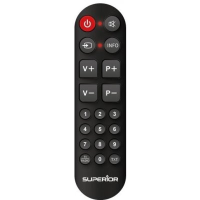 Dálkový ovladač SUPERIOR pro TV LG, SAMSUNG, SONY, PANASONIC a Philips 491SUPTRB014 – Zboží Živě