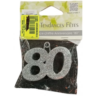 Narozeninová třpitivá čislice - 80 let - 2780510 – Sleviste.cz