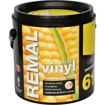 Barvy a laky Hostivař REMAL vinyl color 610 pastelově žlutá 3,2 kg