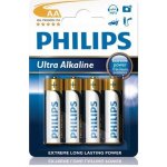 Philips Ultra Alkaline AA 4ks LR6E4B/10 – Zboží Mobilmania