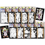 Anděl Škrábací obrázky s barevnými ornamenty – Hledejceny.cz