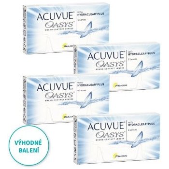 Johnson & Johnson Acuvue Oasys with Hydraclear Plus 6 čoček 4 ks