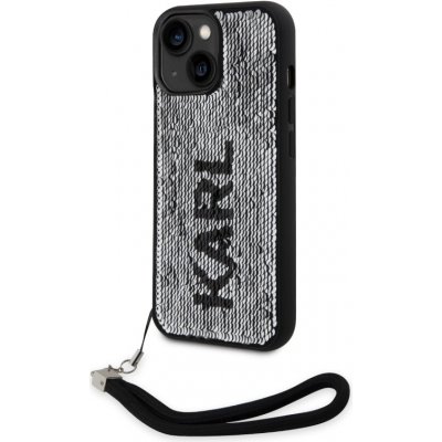Karl lagerfeld Sequins Reversible pro iPhone 14 černý/stříbrný – Zboží Mobilmania