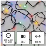 Emos D4AM02 80 LED dekor. řetěz 8M multicolor časovač – Hledejceny.cz