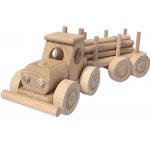 Ceeda Cavity přírodní dřevěný velký traktor s kládama – Hledejceny.cz