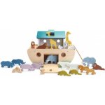 Tender Leaf Toys dřevěná Noemova archa se zvířátky Noah's Wooden Ark 10 párů zvířat – Sleviste.cz