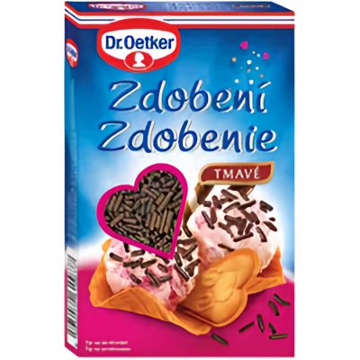 Dr. Oetker Zdobení tmavé 80 g – Zbozi.Blesk.cz