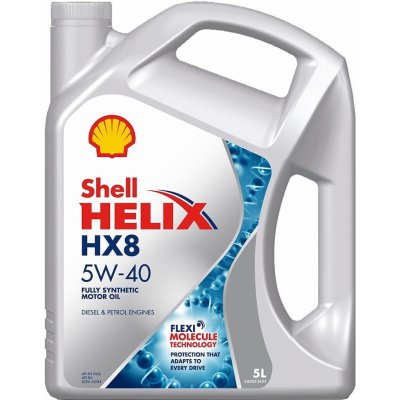 Shell Helix HX8 5W-40 5 l – Hledejceny.cz