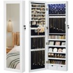 Vasagle Uzamykatelná make-up nástěnná skříňka se zrcadlem – Zboží Dáma