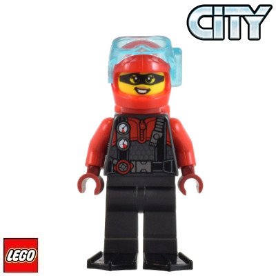 LEGO® 60355 Figurka Potápěčka - Bandita – Zbozi.Blesk.cz