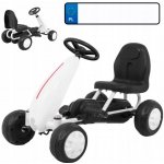 Mamido šlapací motokára Gokart s nafukovacími koly červená – Zboží Dáma