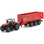 SIKU Farmer 1844 Traktor Massey Ferguson s přívěsem měřítko 1:87 – Hledejceny.cz