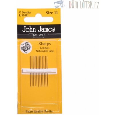 Jehly univerzální, ostré, sada, vel. 11 – Zboží Dáma