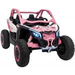 KidVolt PREMIUM Dětská elektrická Buggy CAN-AM Maverick XXL Premium Deluxe 640W 24V 20AH růžová – Hledejceny.cz