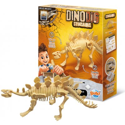 UKI DinoDIG Stegosaurus vykopávka s kostrou a fosílií – Hledejceny.cz