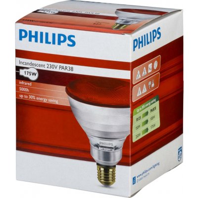 Philips PAR38 IR 175W E27 Red IR175R PAR38 – Hledejceny.cz