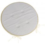 Bellatex Adéla kulatý hladký 40 cm Kostička Šedá,Bílá – Zboží Dáma