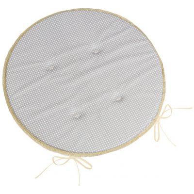 Bellatex Adéla kulatý hladký 40 cm Kostička Šedá,Bílá – Zboží Dáma