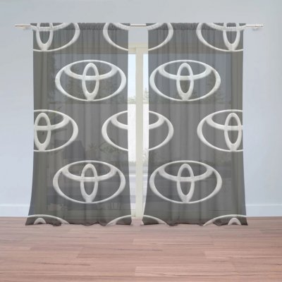 Sablio Záclony Toyota Pattern: 2ks 150x250cm – Hledejceny.cz