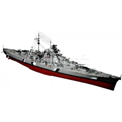 Papírový model - Bitevní loď Bismarck s kamufláží (3964) - 107001188