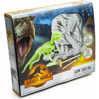Mikro trading Jurský svět Sada vytesej si kostru dinosaura T-Rex svítící ve tmě – Hledejceny.cz
