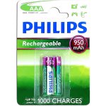 Philips AAA 950mAh 4ks R03B4A95/10 – Zboží Živě