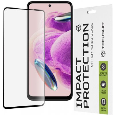 Techsuit 111D celoplošné Lepení sklo Xiaomi Redmi Note 12S Černá 146147 – Zboží Živě