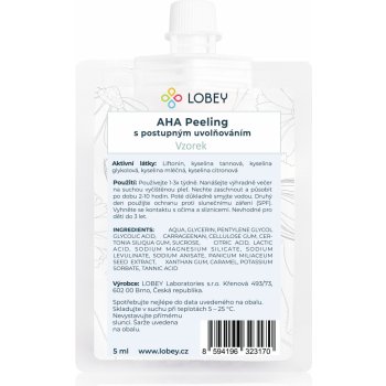 Lobey Tester AHA Peeling s postupným uvolňováním 5 ml