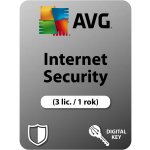 AVG Internet Security 3 lic. 1 rok (ISCEN12EXXS003) – Zboží Živě