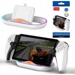 iPega P5P02 Charger Dock s RGB Playstation Portal Remote Player White – Zboží Živě