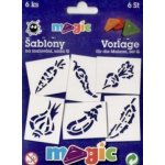 Magic šablony papírové 6 ks sada G ZELENINA – Zbozi.Blesk.cz