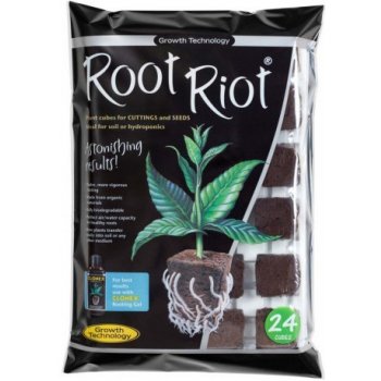 Growth Technology Root Riot sadbovací kostky včetně sadbovače - 24ks