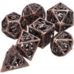 Sada kovových kostek Hollow Steampunk, barva staromosaz – Zboží Dáma