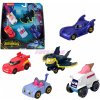 Auta, bagry, technika Fisher-Price Bathwheels kovová autíčka Batmobil Redbird Kitty Snowy a Batwing.