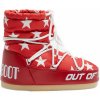 Dámské sněhule Moon Boot Light Low Stars 002 red-white